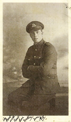 Reginald Burgess in uniform